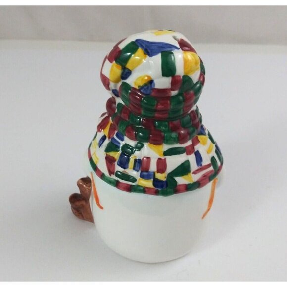 Vintage Winter By Leslie Beck JC Penny Christmas Snowmen Salt & Pepper Shakers - Picture 10 of 13